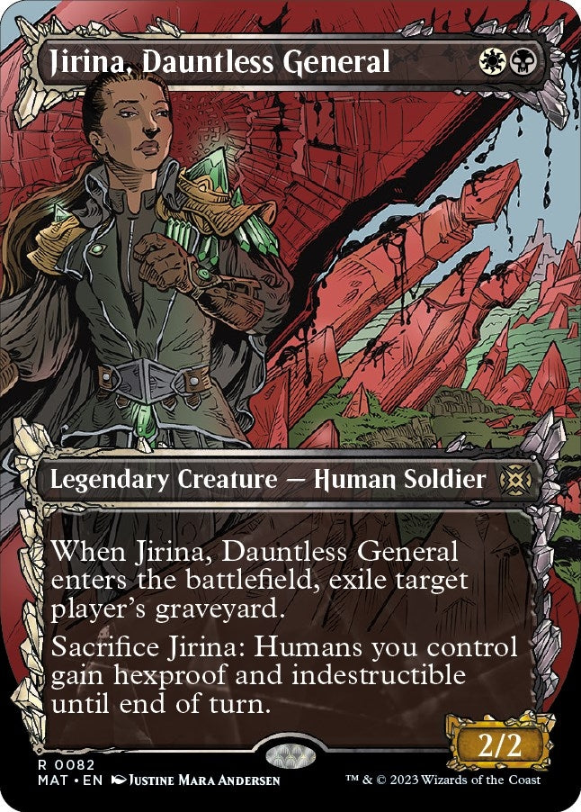 Image for Jirina, Dauntless General (Showcase) (82) (MAT) - Magic: The Gathering
