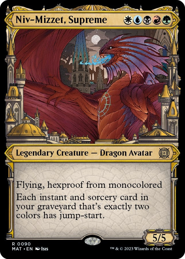 Image for Niv-Mizzet, Supreme (Showcase) (90) (MAT) - Magic: The Gathering