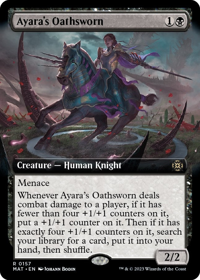 Image for Ayara's Oathsworn (Extended Art) (157) (MAT) - Magic: The Gathering