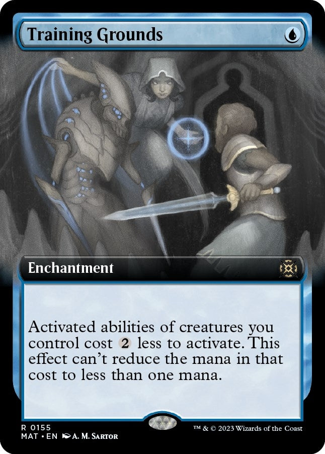 Image for Training Grounds (Extended Art) (155) (MAT) - Magic: The Gathering