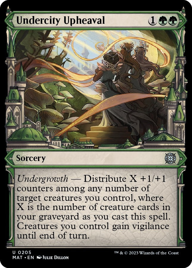 Image for Undercity Upheaval (Halo Foil) (205) (MAT) - Magic: The Gathering