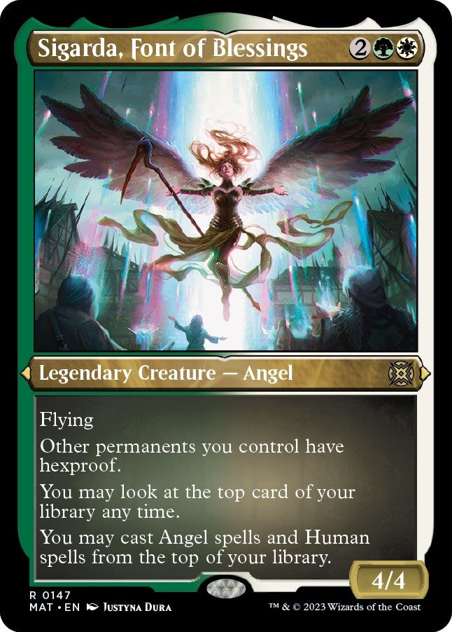 Image for Sigarda, Font of Blessings (Foil Etched) (147) (MAT) - Magic: The Gathering