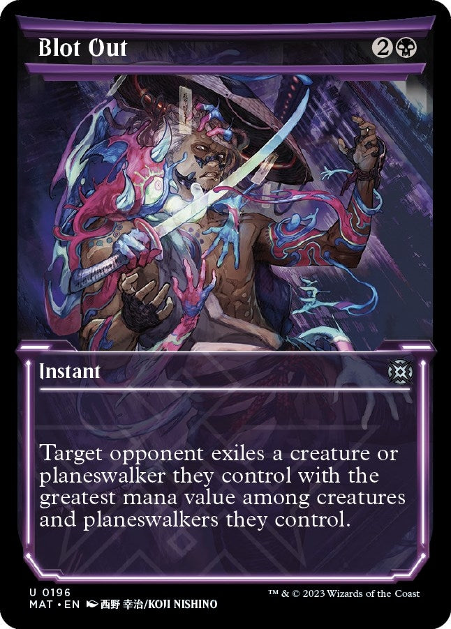 Image for Blot Out (Halo Foil) (196) (MAT) - Magic: The Gathering