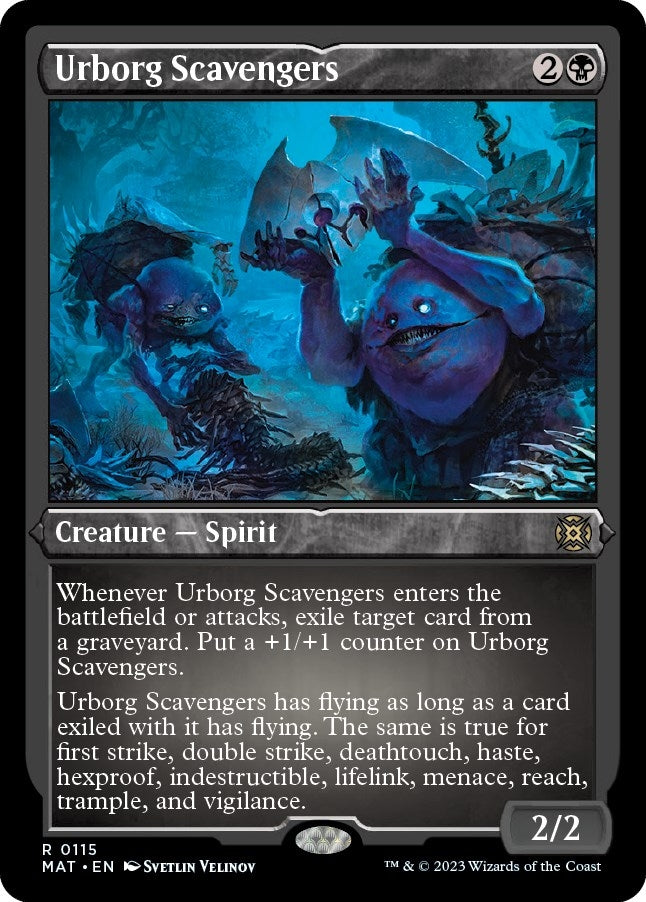 Image for Urborg Scavengers (Foil Etched) (115) (MAT) - Magic: The Gathering