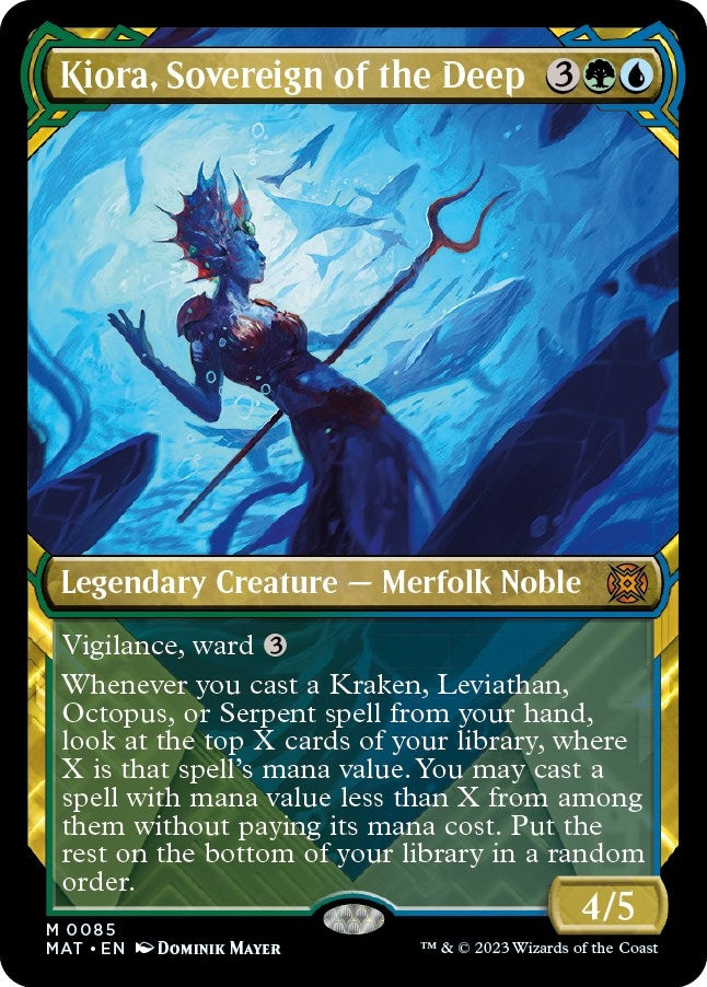 Image for Kiora, Sovereign of the Deep (Showcase) (85) (MAT) - Magic: The Gathering