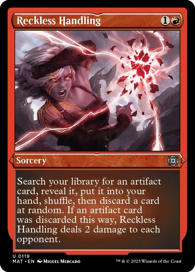 Image for Reckless Handling (Foil Etched) (119) (MAT) - Magic: The Gathering