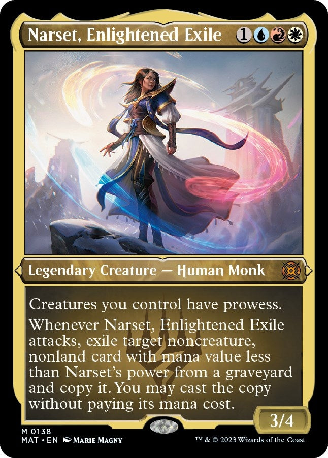 Image for Narset, Enlightened Exile (Foil Etched) (138) (MAT) - Magic: The Gathering