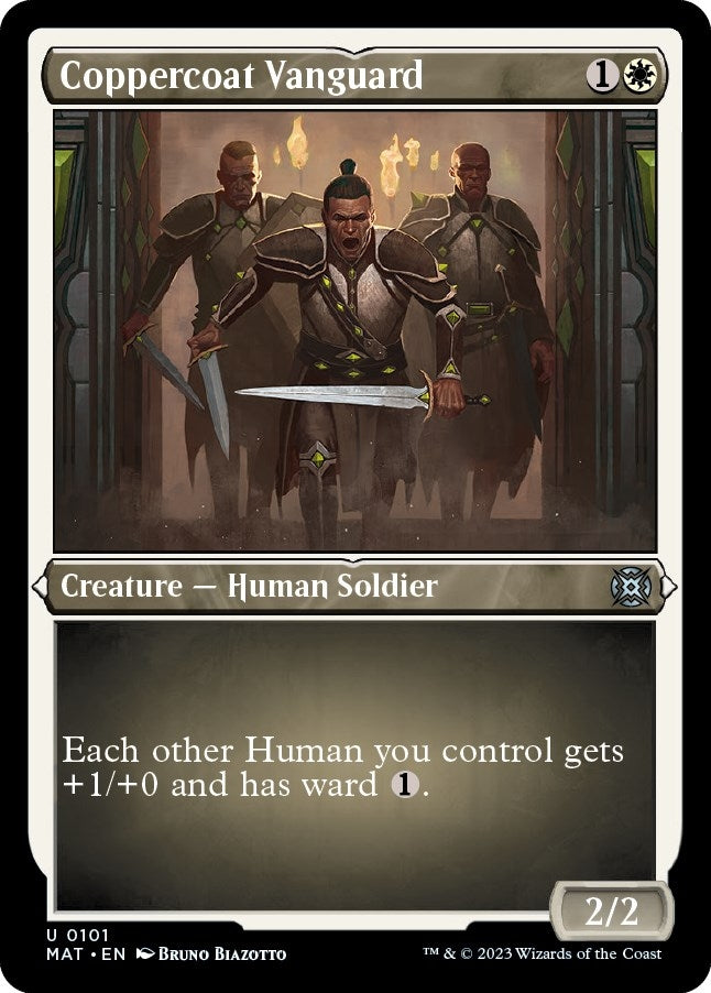 Image for Coppercoat Vanguard (Foil Etched) (101) (MAT) - Magic: The Gathering