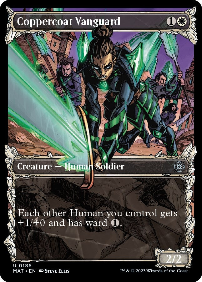 Image for Coppercoat Vanguard (Halo Foil) (186) (MAT) - Magic: The Gathering