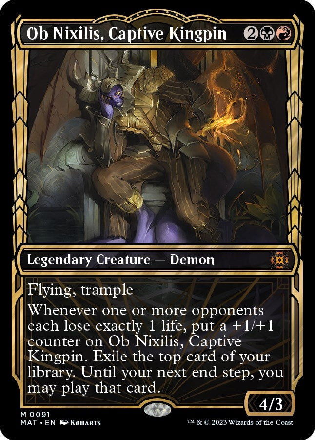 Image for Ob Nixilis, Captive Kingpin (Showcase) (91) (MAT) - Magic: The Gathering
