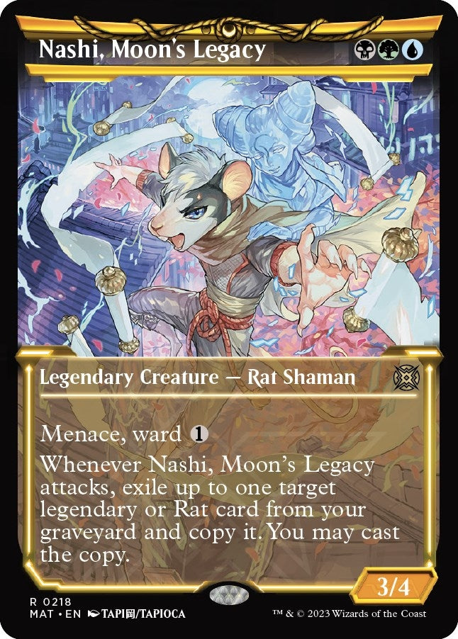 Image for Nashi, Moon's Legacy (Halo Foil) (218) (MAT) - Magic: The Gathering