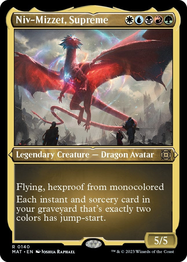 Image for Niv-Mizzet, Supreme (Foil Etched) (140) (MAT) - Magic: The Gathering