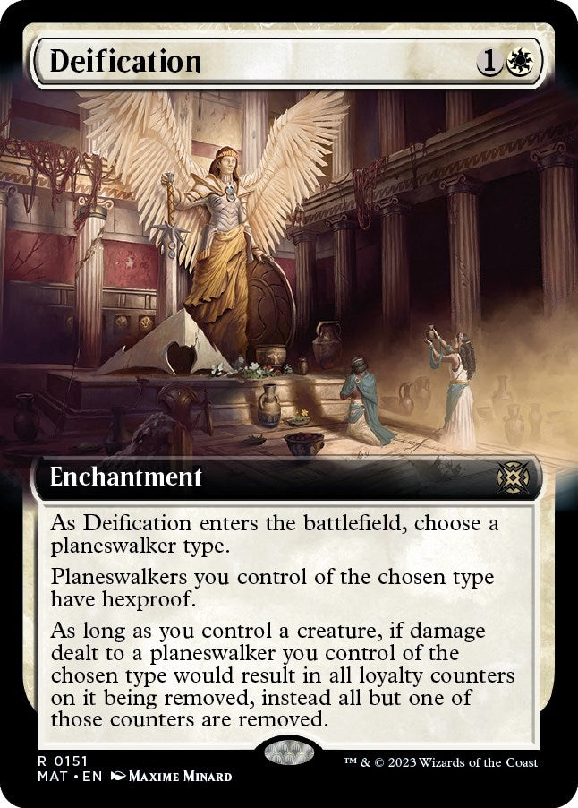Image for Deification (Extended Art) (151) (MAT) - Magic: The Gathering