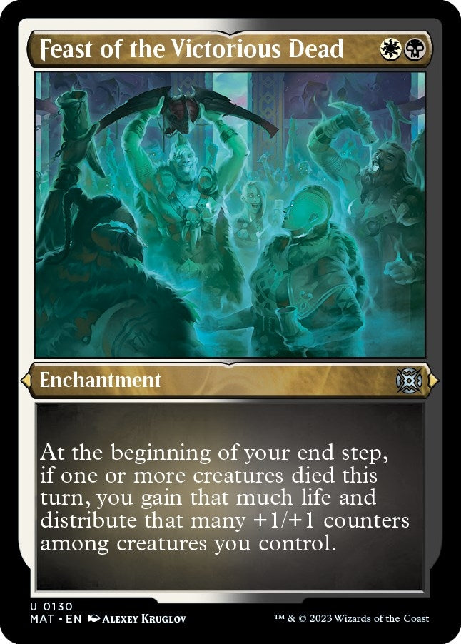 Image for Feast of the Victorious Dead (Foil Etched) (130) (MAT) - Magic: The Gathering