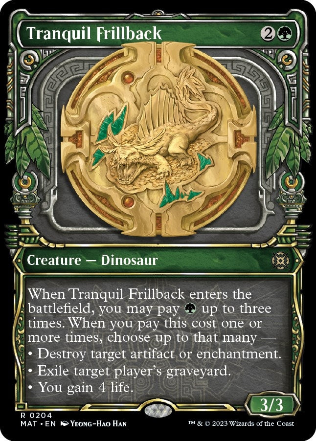 Image for Tranquil Frillback (Halo Foil) (204) (MAT) - Magic: The Gathering