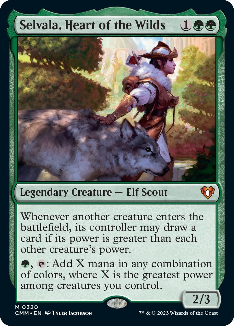 Image for Selvala, Heart of the Wilds (320) (CMM) - Magic: The Gathering