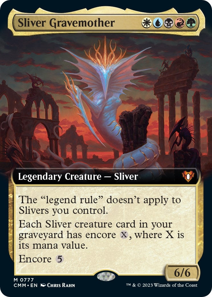 Image for Sliver Gravemother (Extended Art) (777) (CMM) - Magic: The Gathering