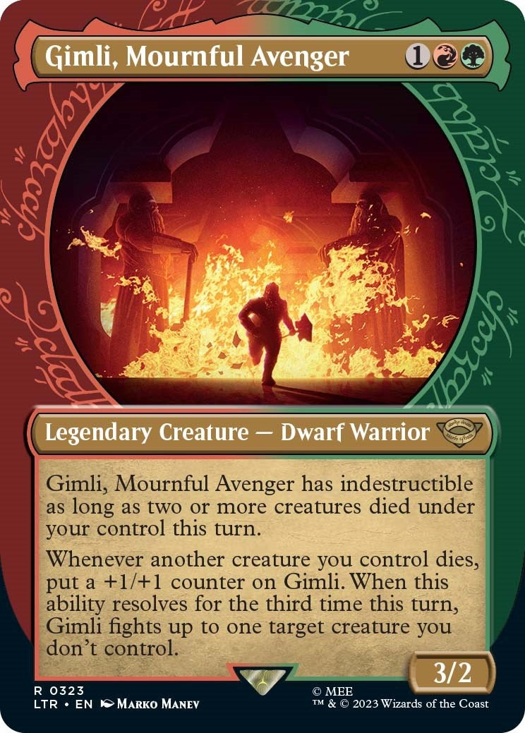 Image for Gimli, Mournful Avenger (Showcase) (323) (LTR) - Magic: The Gathering