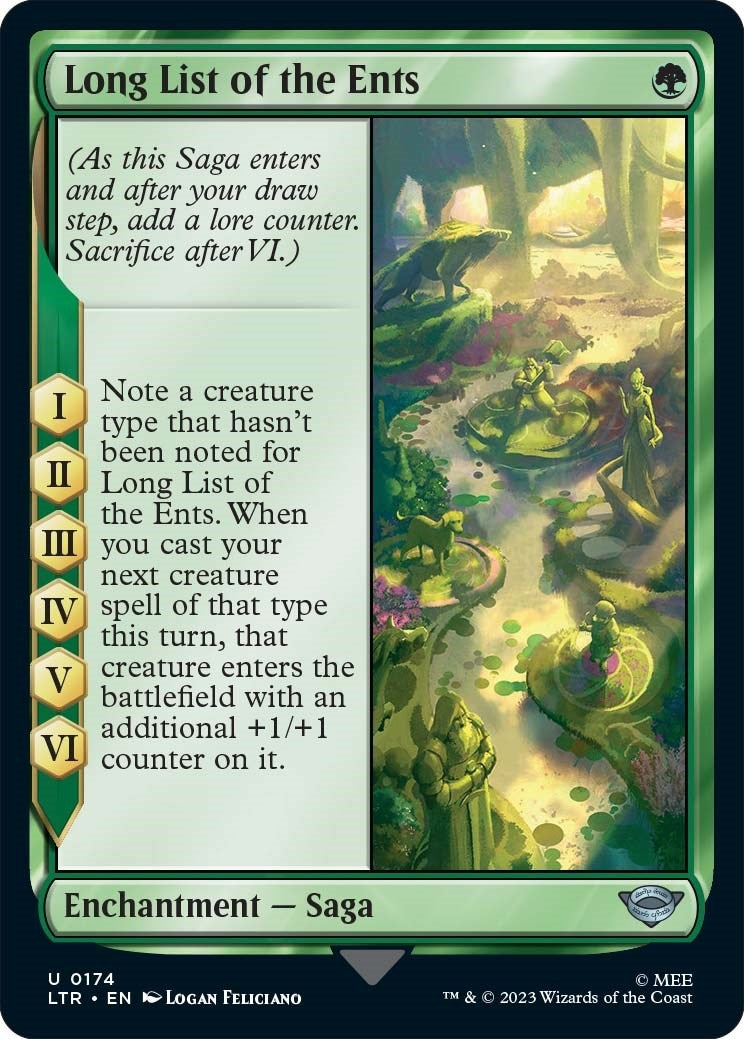 Image for Long List of the Ents (174) (LTR) - Magic: The Gathering