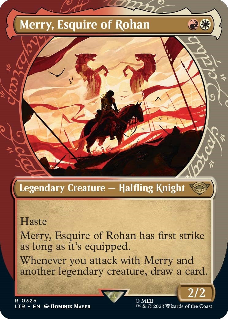 Image for Merry, Esquire of Rohan (Showcase) (325) (LTR) - Magic: The Gathering