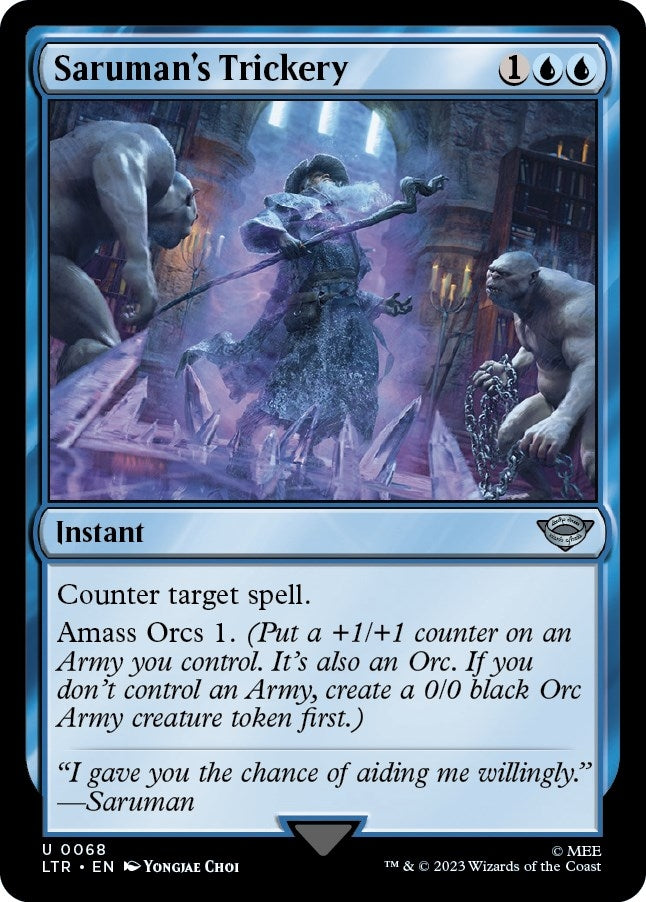 Image for Saruman's Trickery (68) (LTR) - Magic: The Gathering