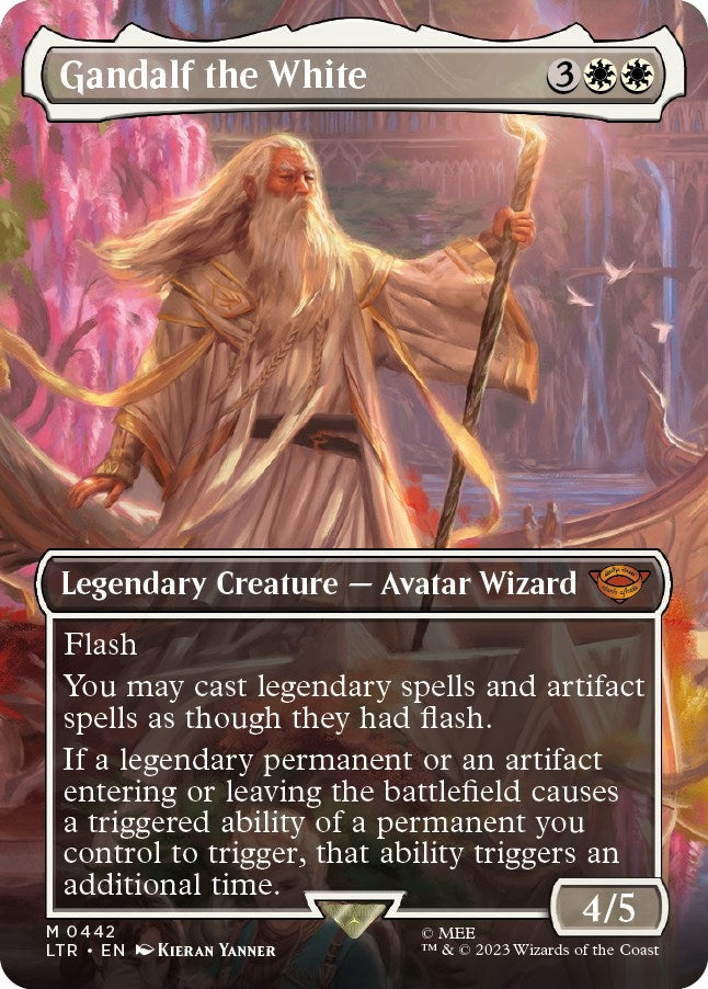 Image for Gandalf the White (Borderless) (442) (LTR) - Magic: The Gathering