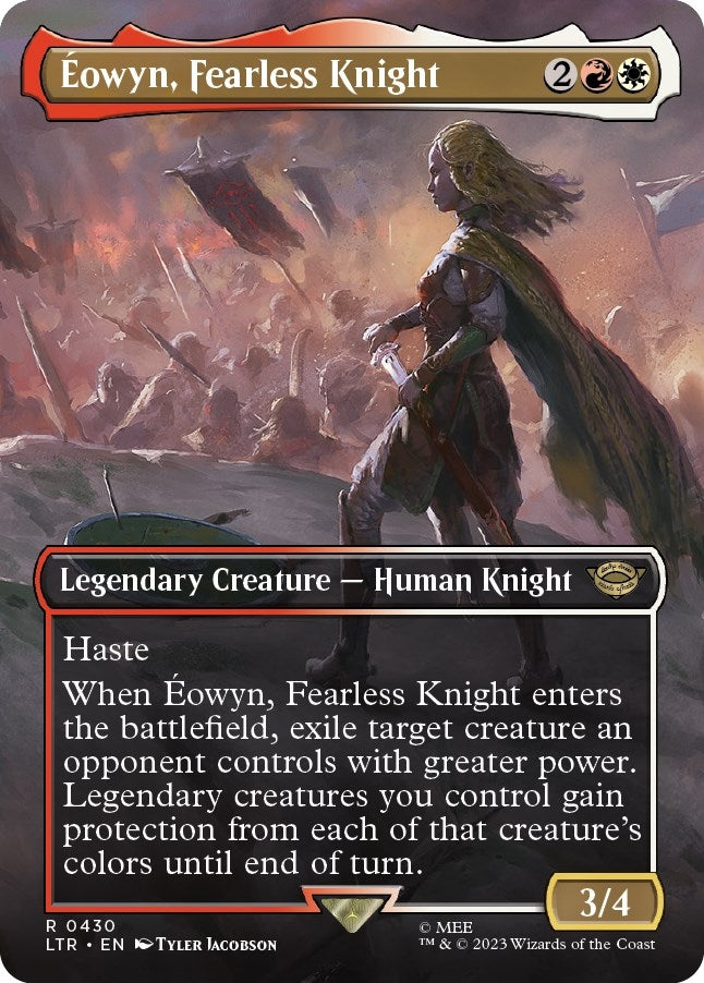 Image for Eowyn, Fearless Knight (Borderless) (430) (LTR) - Magic: The Gathering