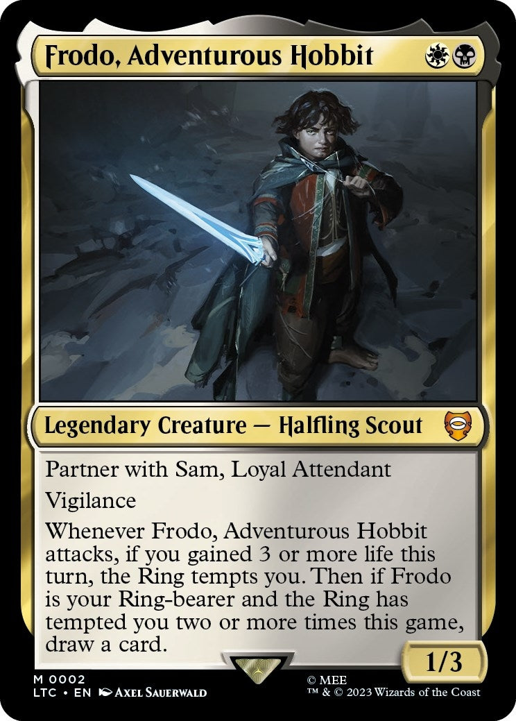 Image for Frodo, Adventurous Hobbit (2) (LTC) - Magic: The Gathering