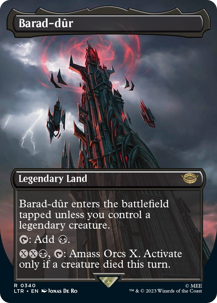 Image for Barad-dur (0340) (Borderless) (340) (LTR) - Magic: The Gathering