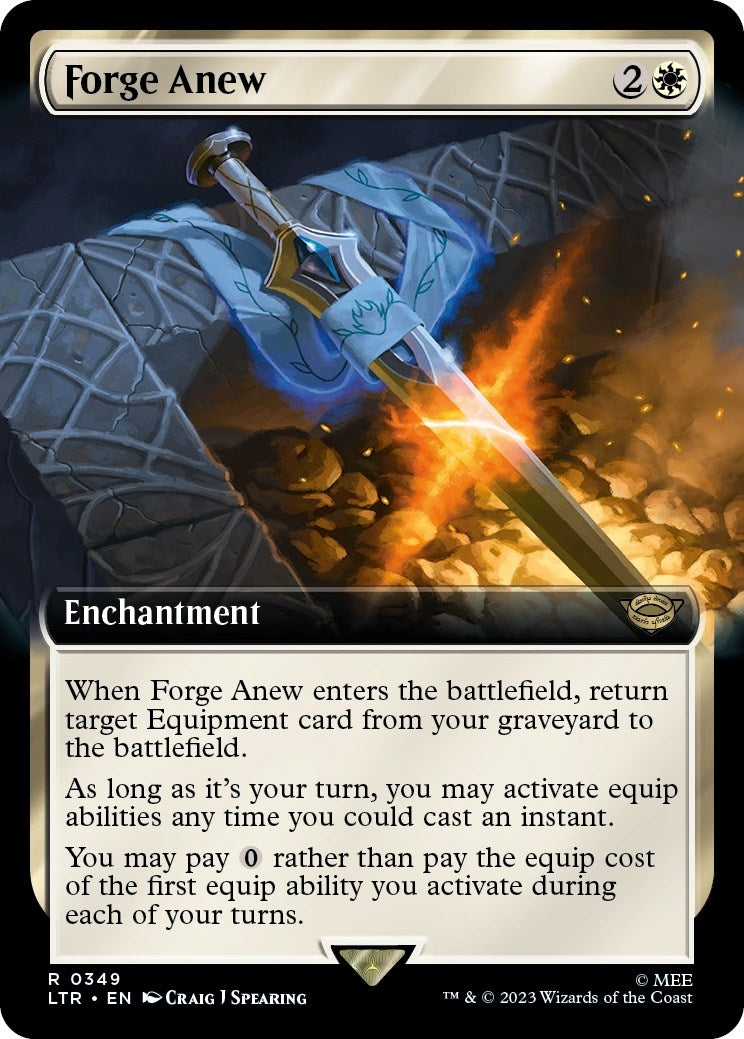 Image for Forge Anew (Extended Art) (349) (LTR) - Magic: The Gathering