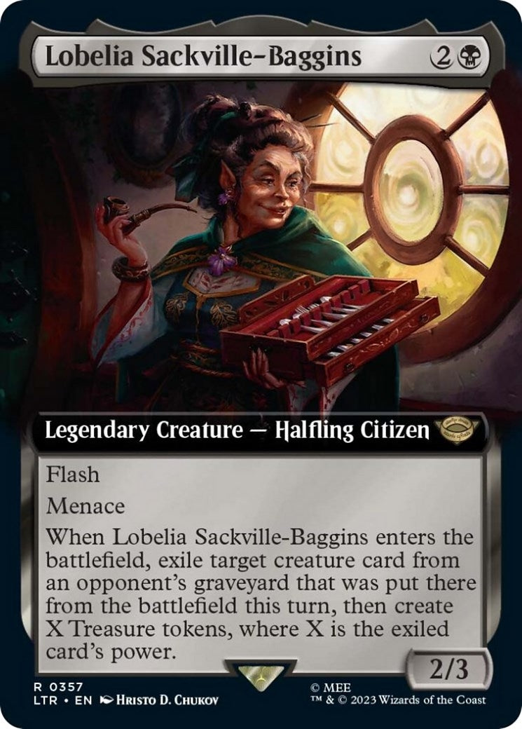 Image for Lobelia Sackville-Baggins (Extended Art) (357) (LTR) - Magic: The Gathering