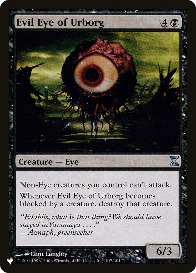 Evil Eye of Urborg (107/301) (LIST)