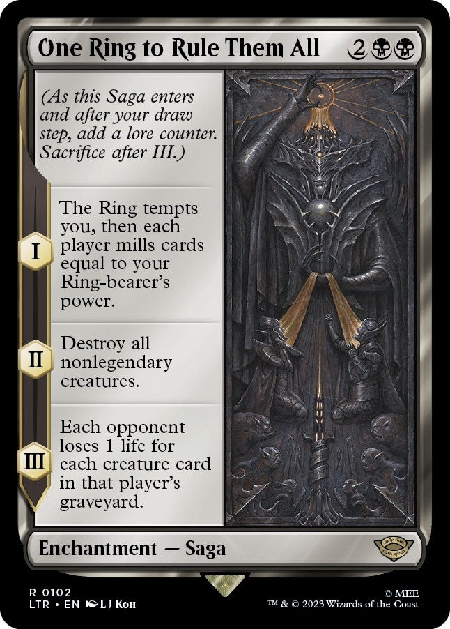 Image for One Ring to Rule Them All (102) (LTR) - Magic: The Gathering