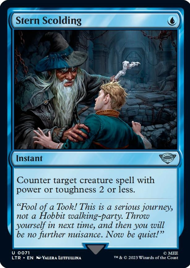 Image for Stern Scolding (71) (LTR) - Magic: The Gathering