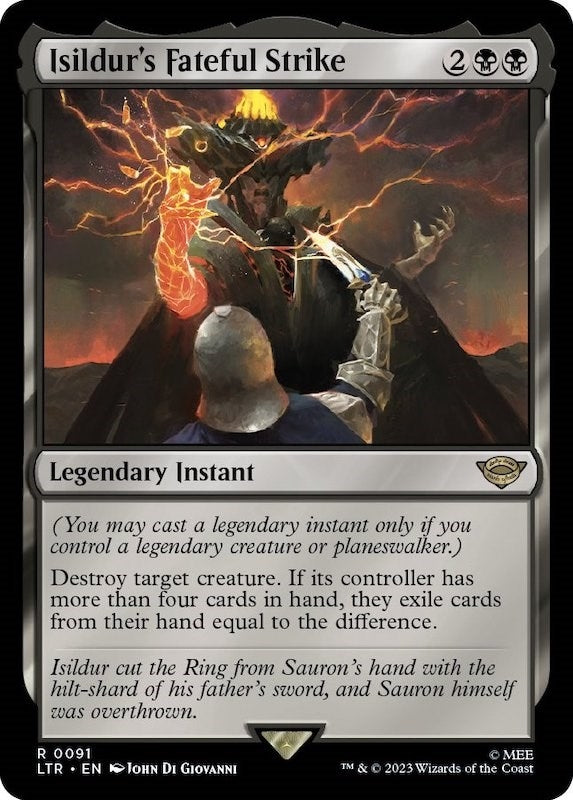 Image for Isildur's Fateful Strike (91) (LTR) - Magic: The Gathering