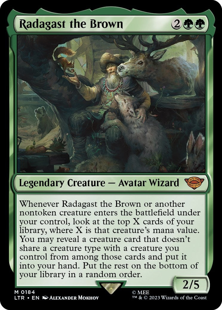 Image for Radagast the Brown (184) (LTR) - Magic: The Gathering
