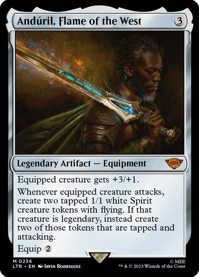 Image for Anduril, Flame of the West (236) (LTR) - Magic: The Gathering