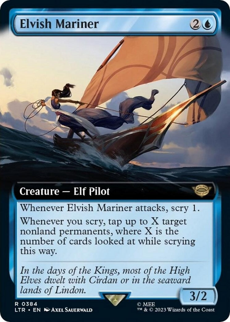 Image for Elvish Mariner (Extended Art) (384) (LTR) - Magic: The Gathering