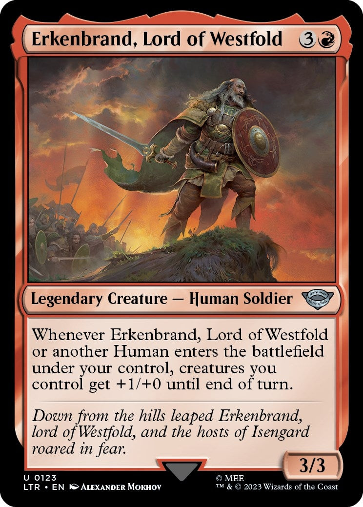 Image for Erkenbrand, Lord of Westfold (123) (LTR) - Magic: The Gathering