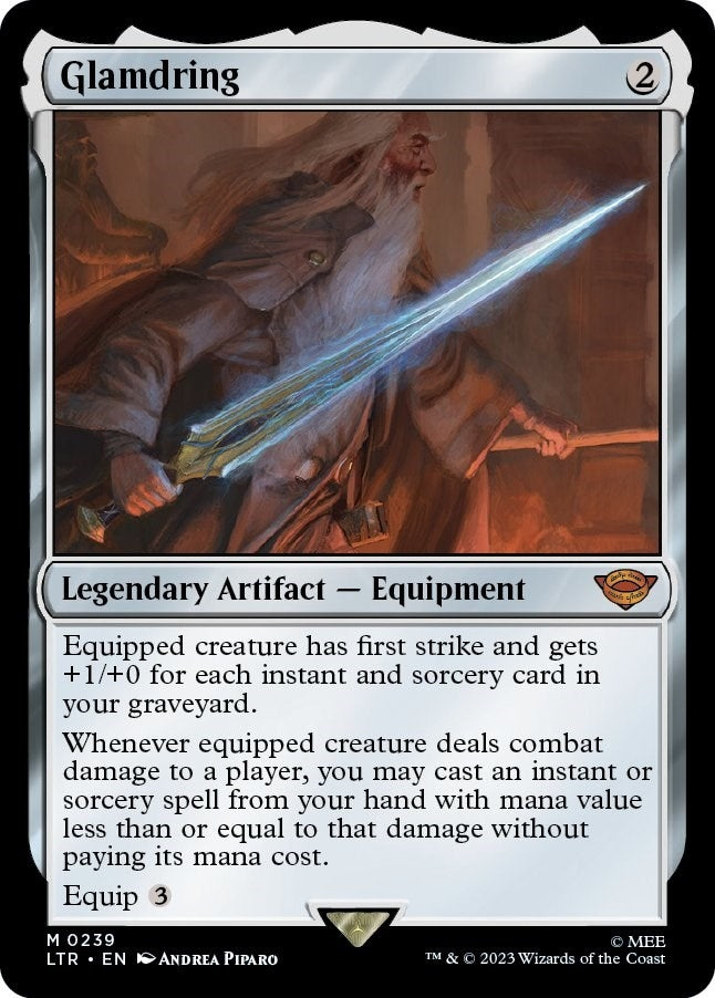 Image for Glamdring (239) (LTR) - Magic: The Gathering