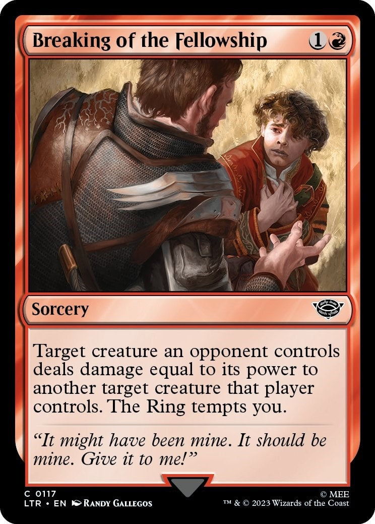 Image for Breaking of the Fellowship (117) (LTR) - Magic: The Gathering