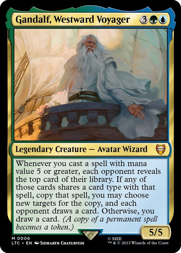 Image for Gandalf, Westward Voyager (6) (LTC) - Magic: The Gathering