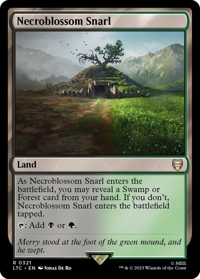 Image for Necroblossom Snarl (321) (LTC) - Magic: The Gathering