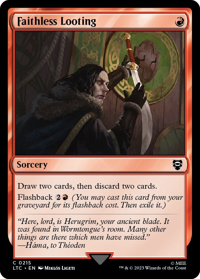 Image for Faithless Looting (215) (LTC) - Magic: The Gathering