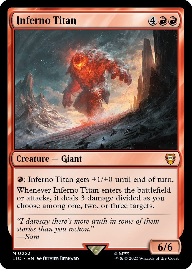 Image for Inferno Titan (223) (LTC) - Magic: The Gathering