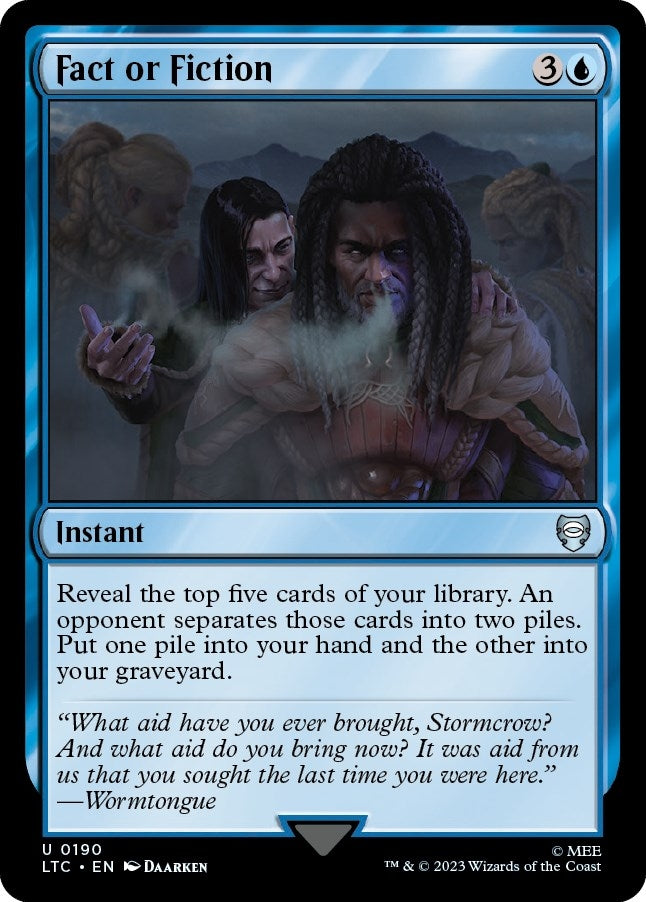 Image for Fact or Fiction (190) (LTC) - Magic: The Gathering