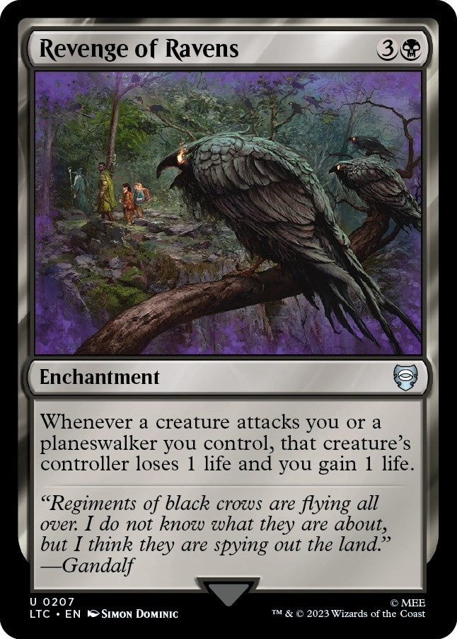 Image for Revenge of Ravens (207) (LTC) - Magic: The Gathering