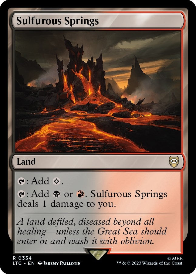 Image for Sulfurous Springs (334) (LTC) - Magic: The Gathering