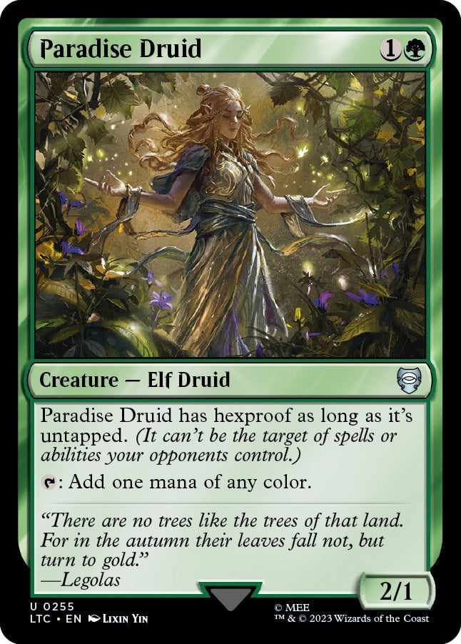 Image for Paradise Druid (255) (LTC) - Magic: The Gathering