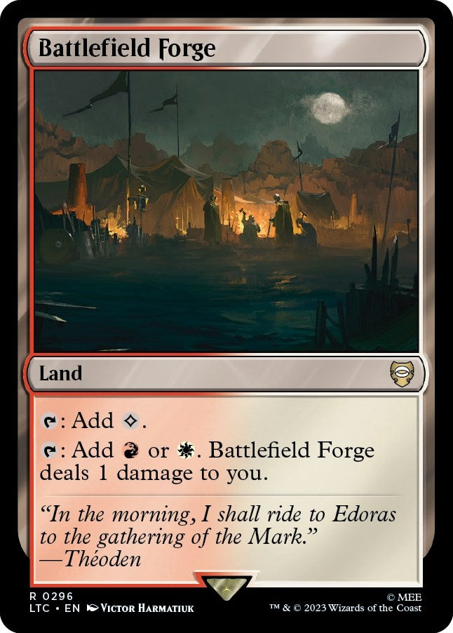Image for Battlefield Forge (296) (LTC) - Magic: The Gathering